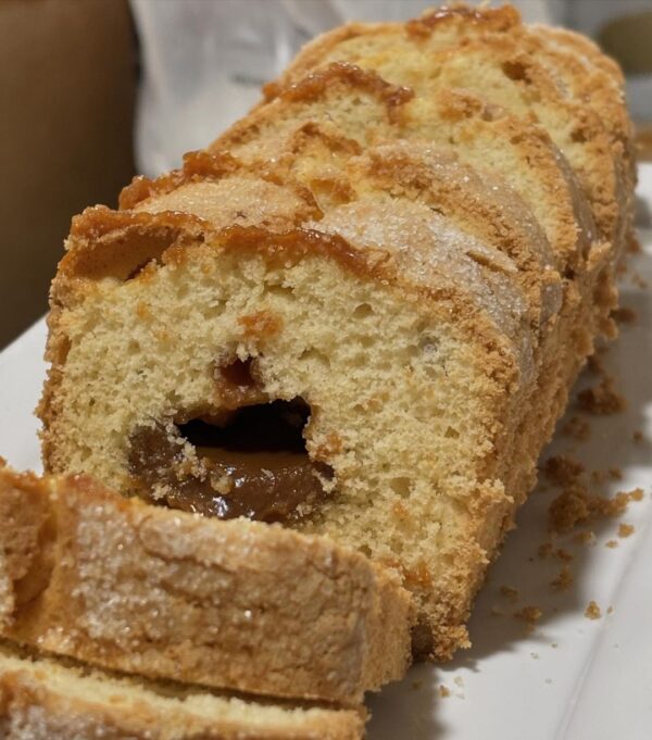Budin con Dulce de Leche