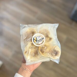 Tarteletas congeladas sabor cebolla y queso