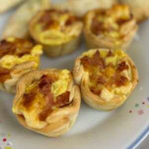 Tarteletas jamon y queso